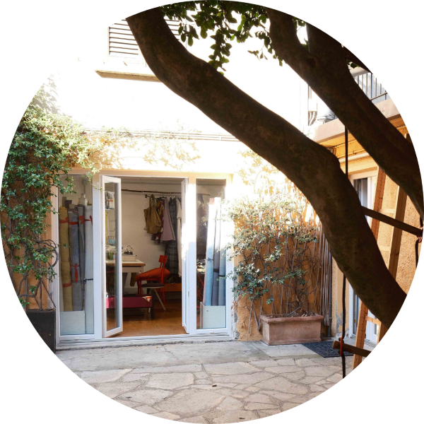  Il laboratorio di CouLture Migrante visto dal cortile 